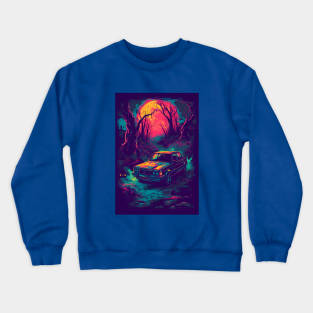 Vintage Horror Movie Saab Crewneck Sweatshirt